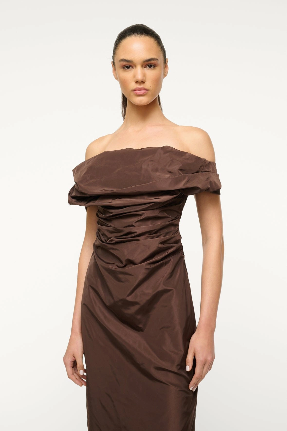 ANDREA DRESS | DARK CHOCOLATE