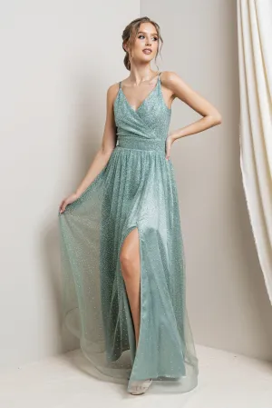 Angelique Dress in Glacier Blue