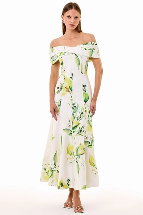 ARIANA DRESS - ANISA IVORY LEMON