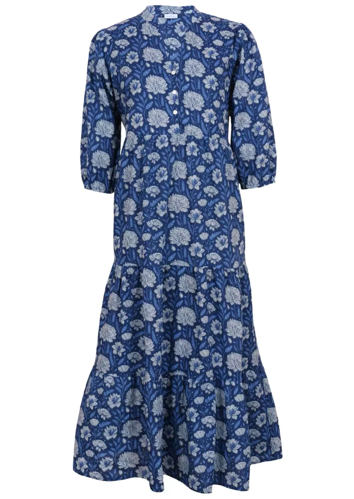 Blue Meadow Tiered Maxi Dress