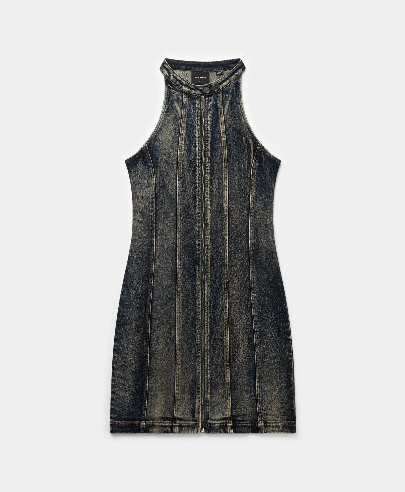 Brown Wash Vintage Wash Dress