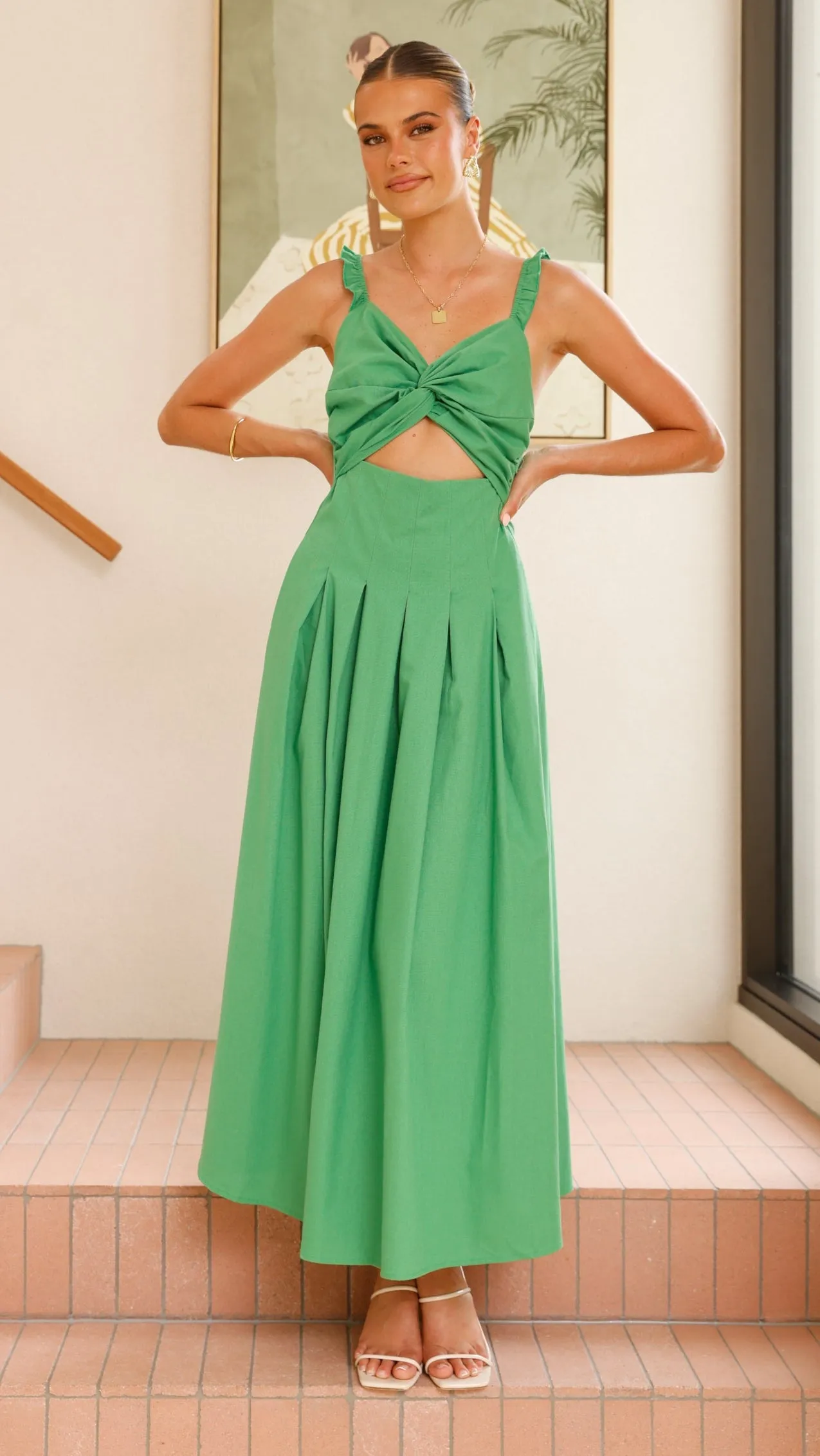 Bryce Maxi Dress - Green