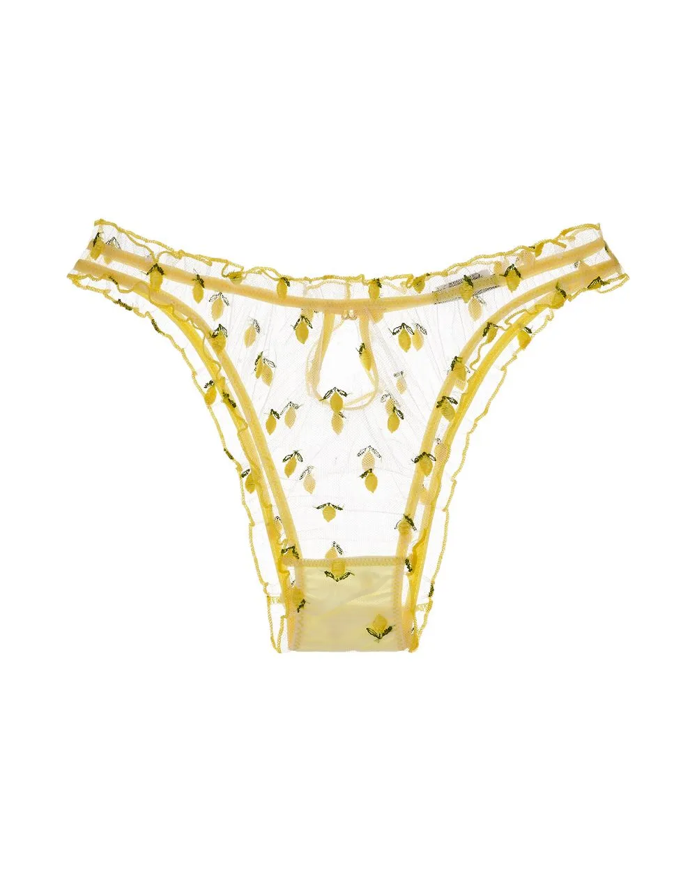 Citron Ruffled Briefs