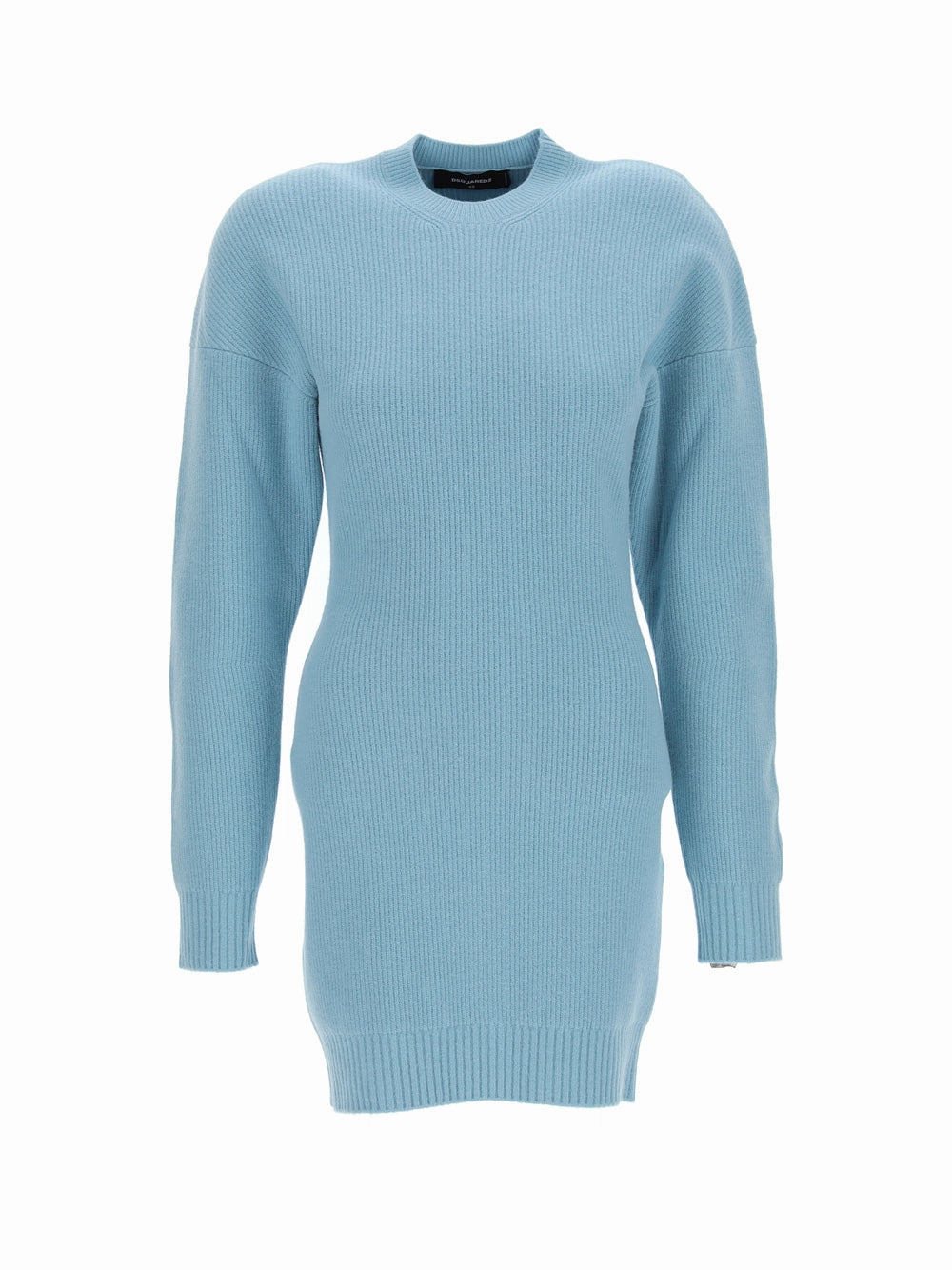 Dsquared2 Long-Sleeved Crewneck Ribbed Dress