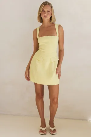 Elle Mini Dress (Yellow)