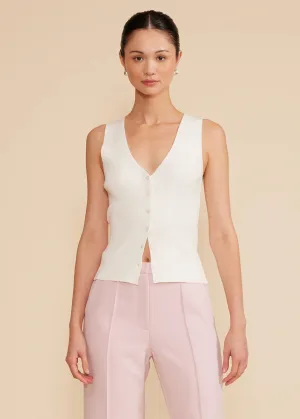 Eris Knit Vest - White