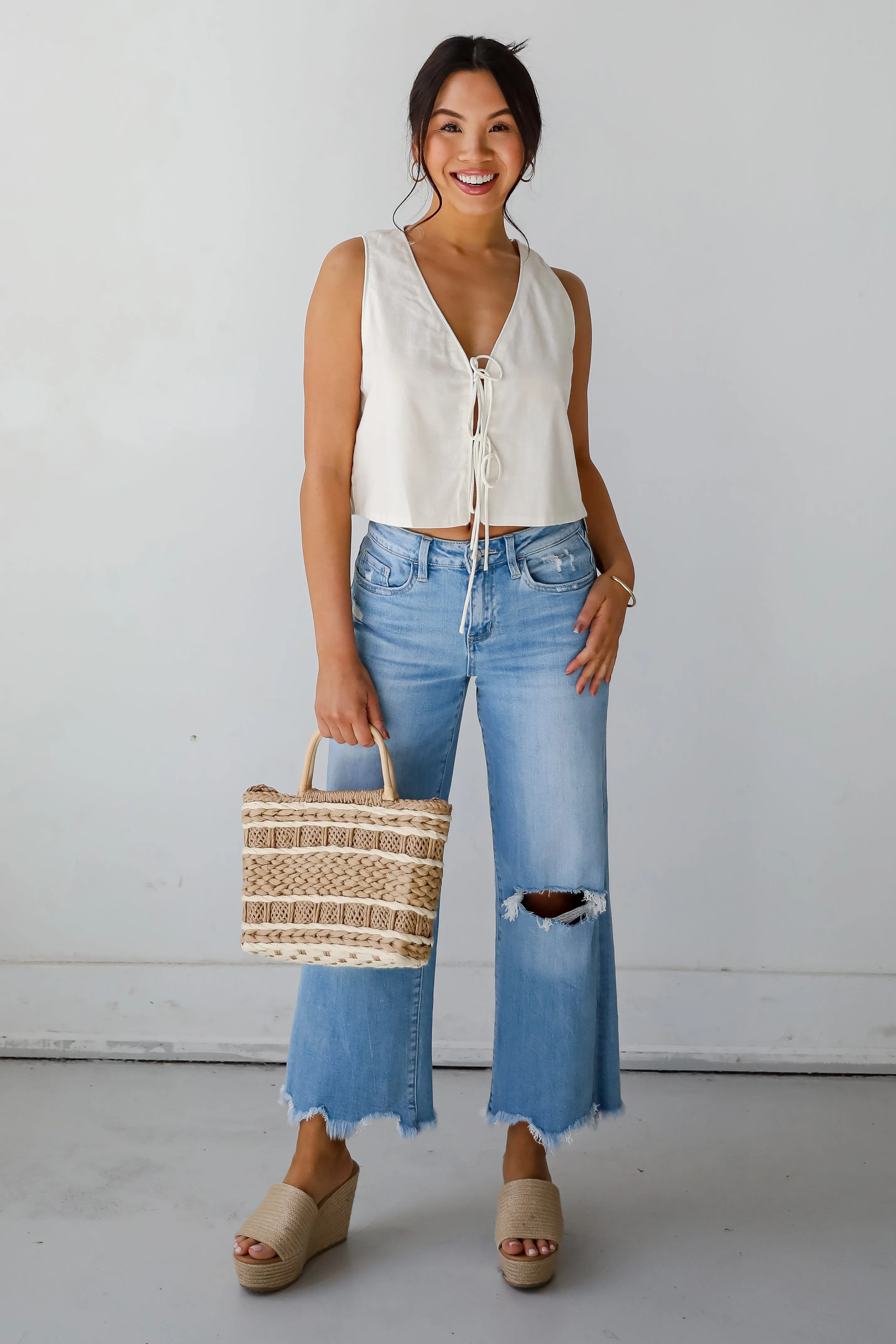 Express Yourself Tie Vest - DU DEAL