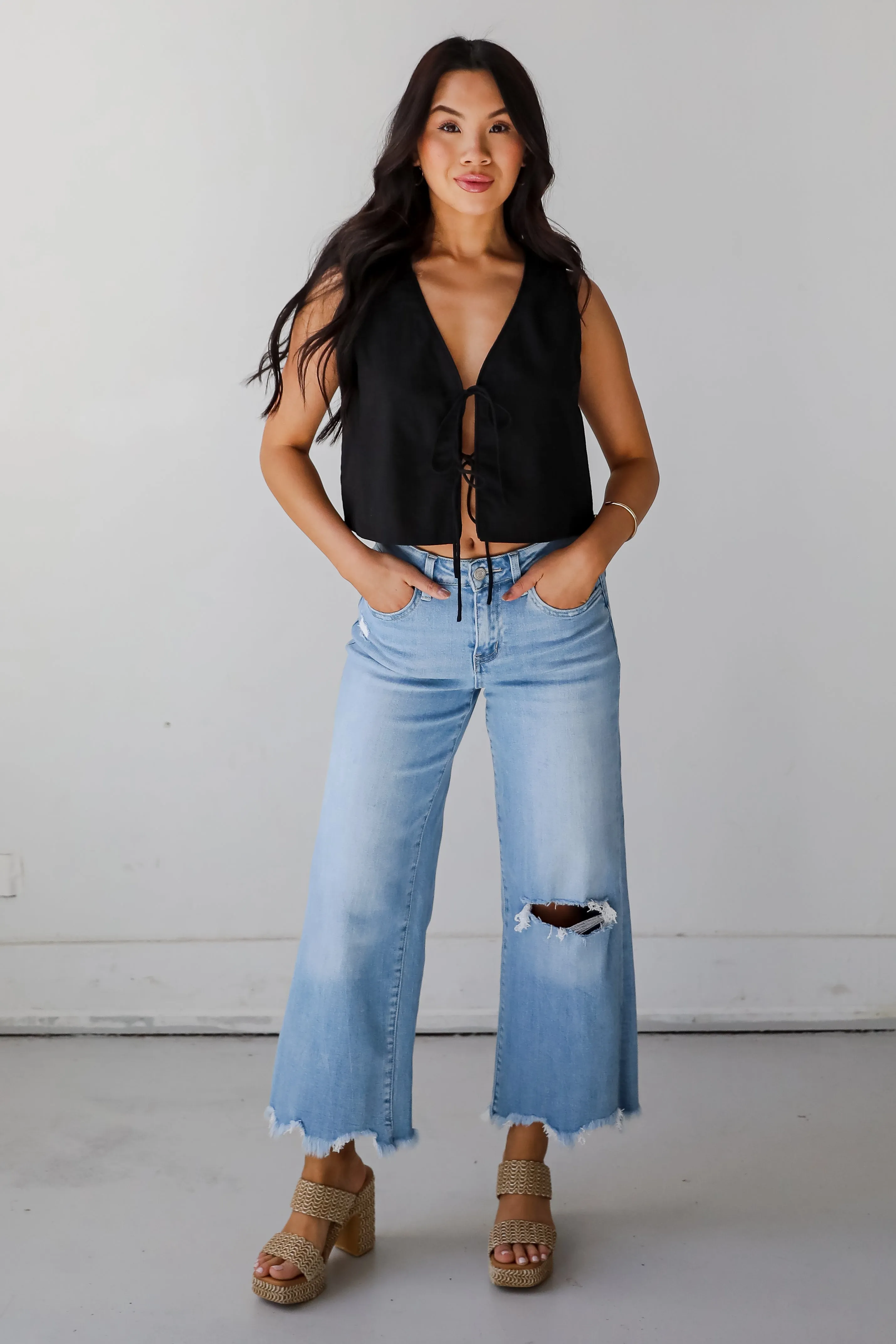 Express Yourself Tie Vest - DU DEAL