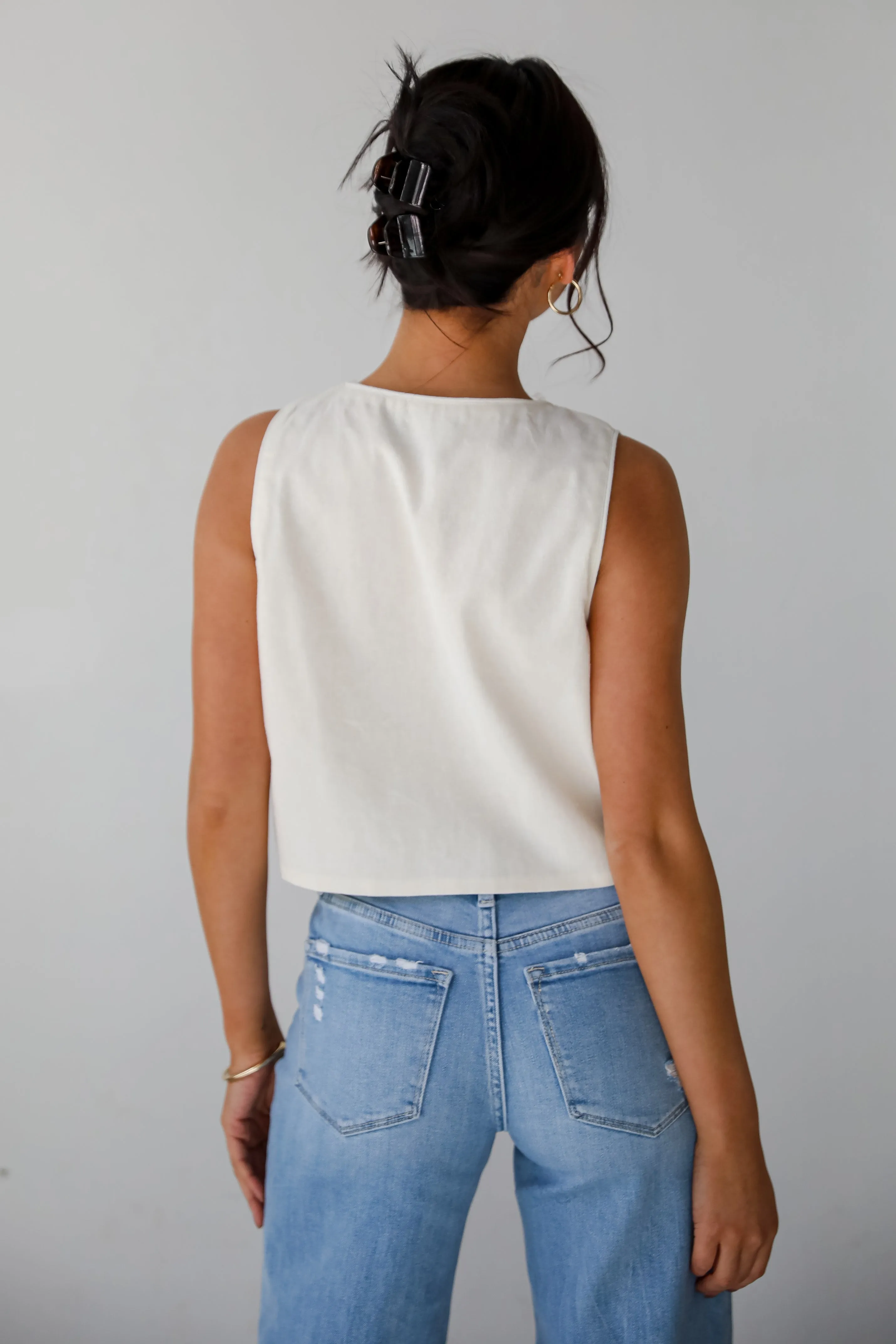 Express Yourself Tie Vest - DU DEAL