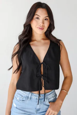 Express Yourself Tie Vest - DU DEAL