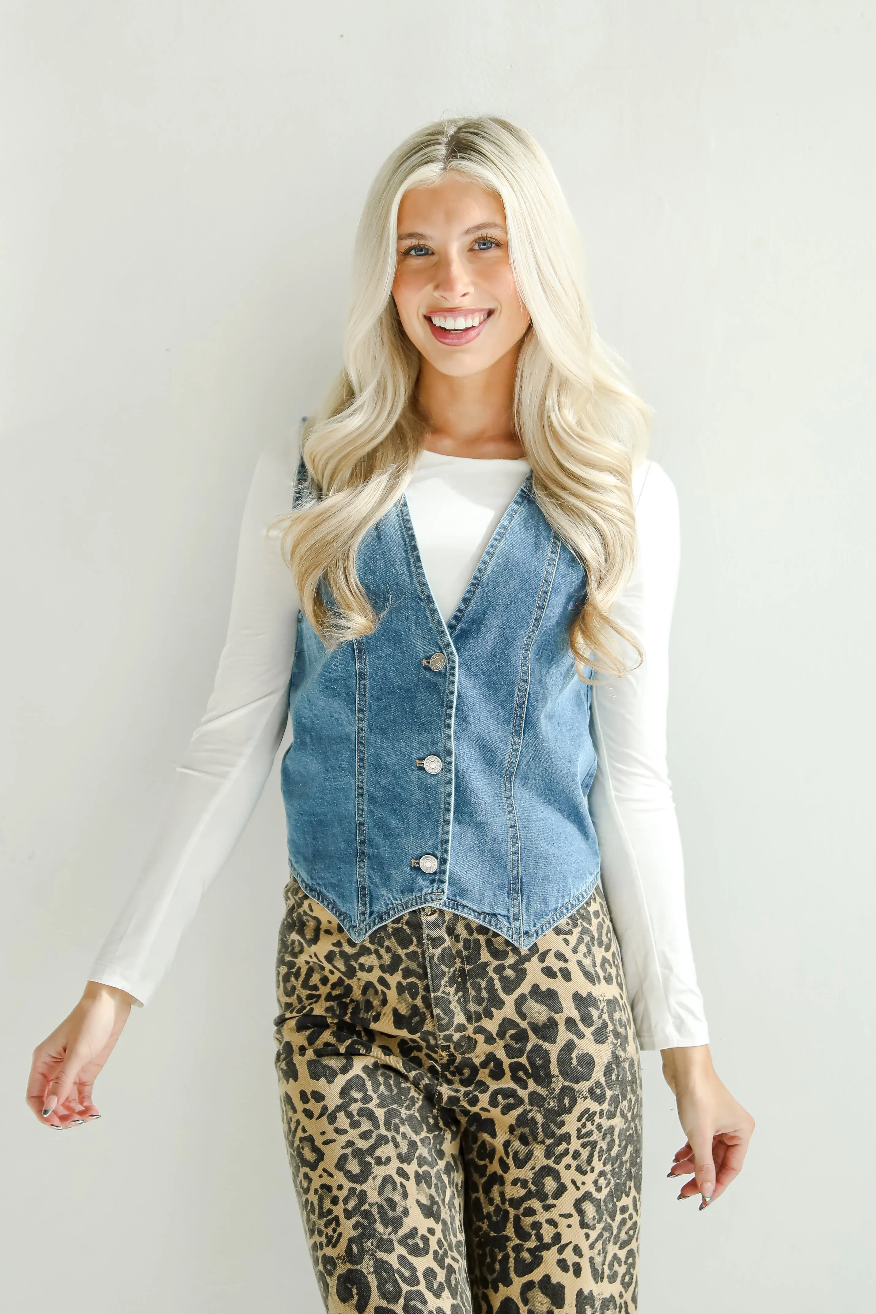 FINAL SALE - Coveted Appeal Denim Vest