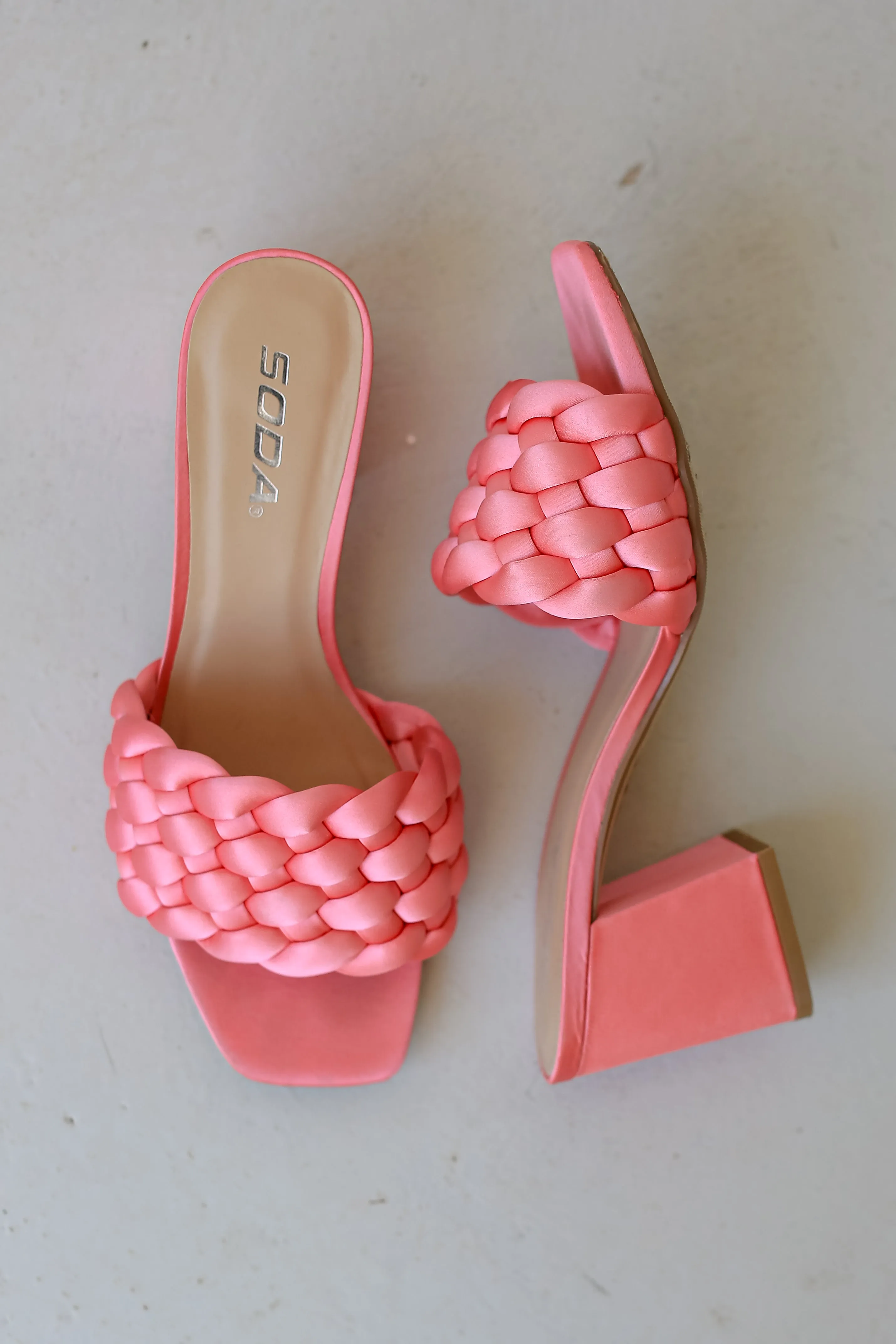 FINAL SALE - Feelings Of Love Satin Heels