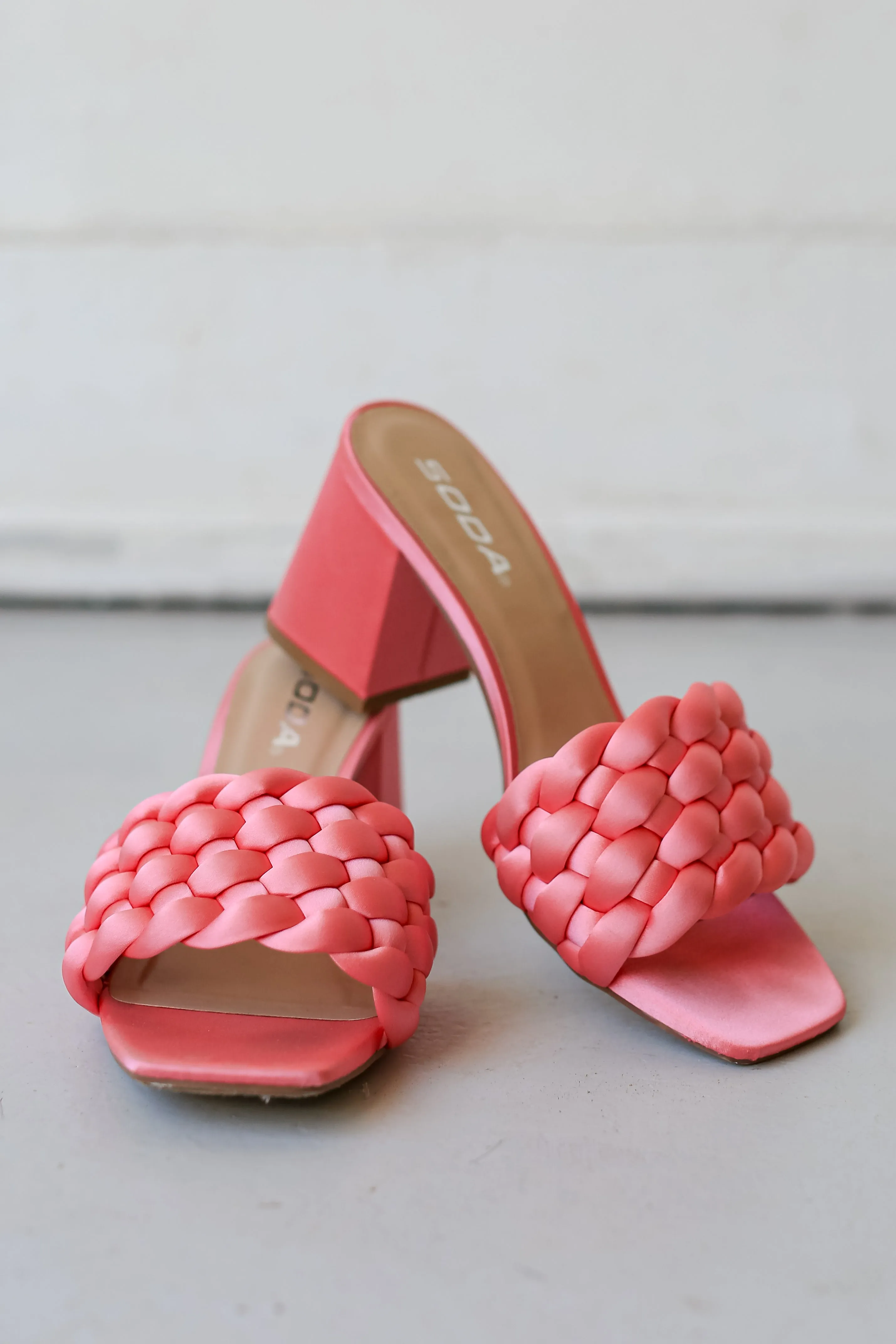 FINAL SALE - Feelings Of Love Satin Heels