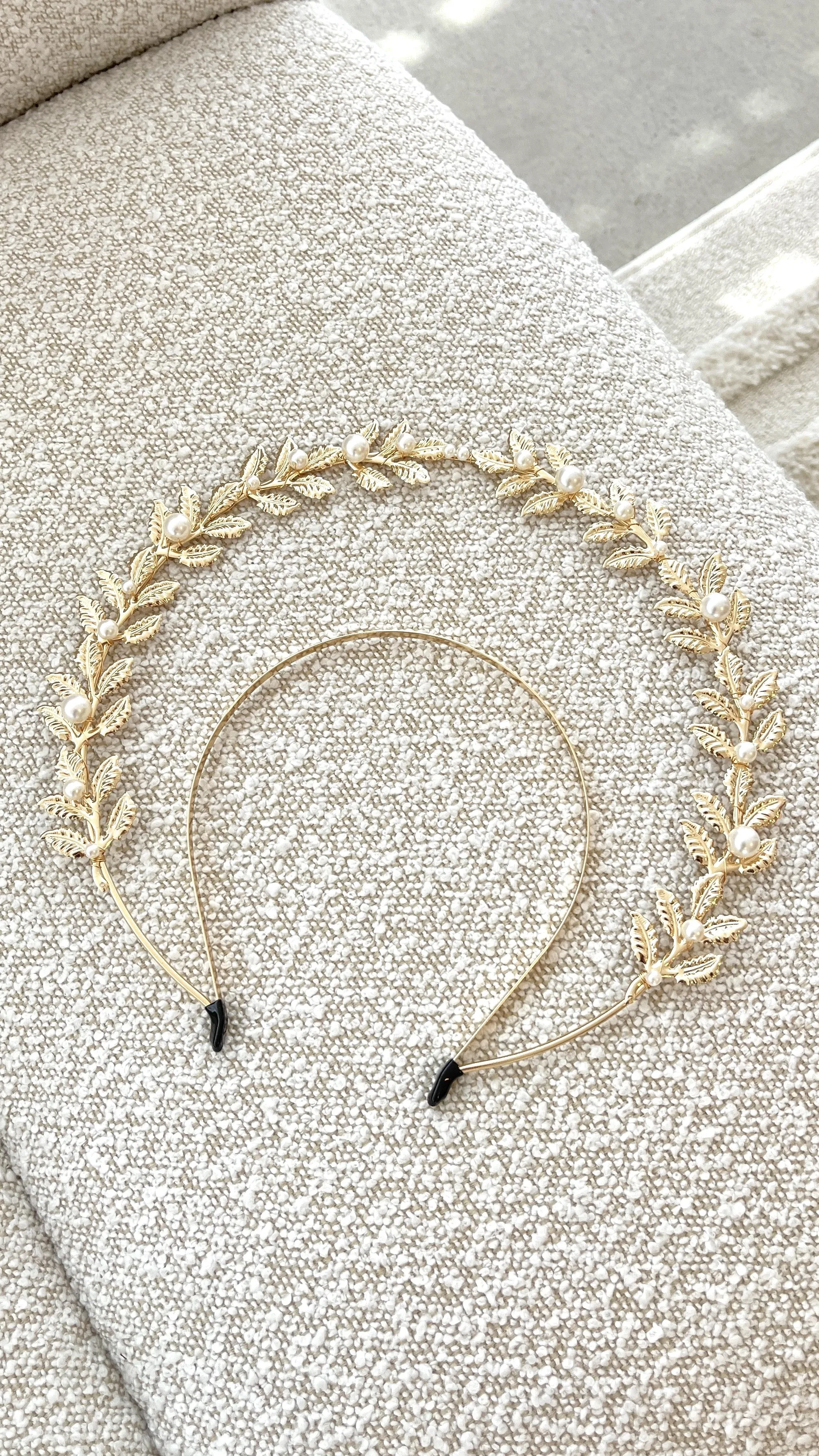 Juliet Halo Headband - Gold