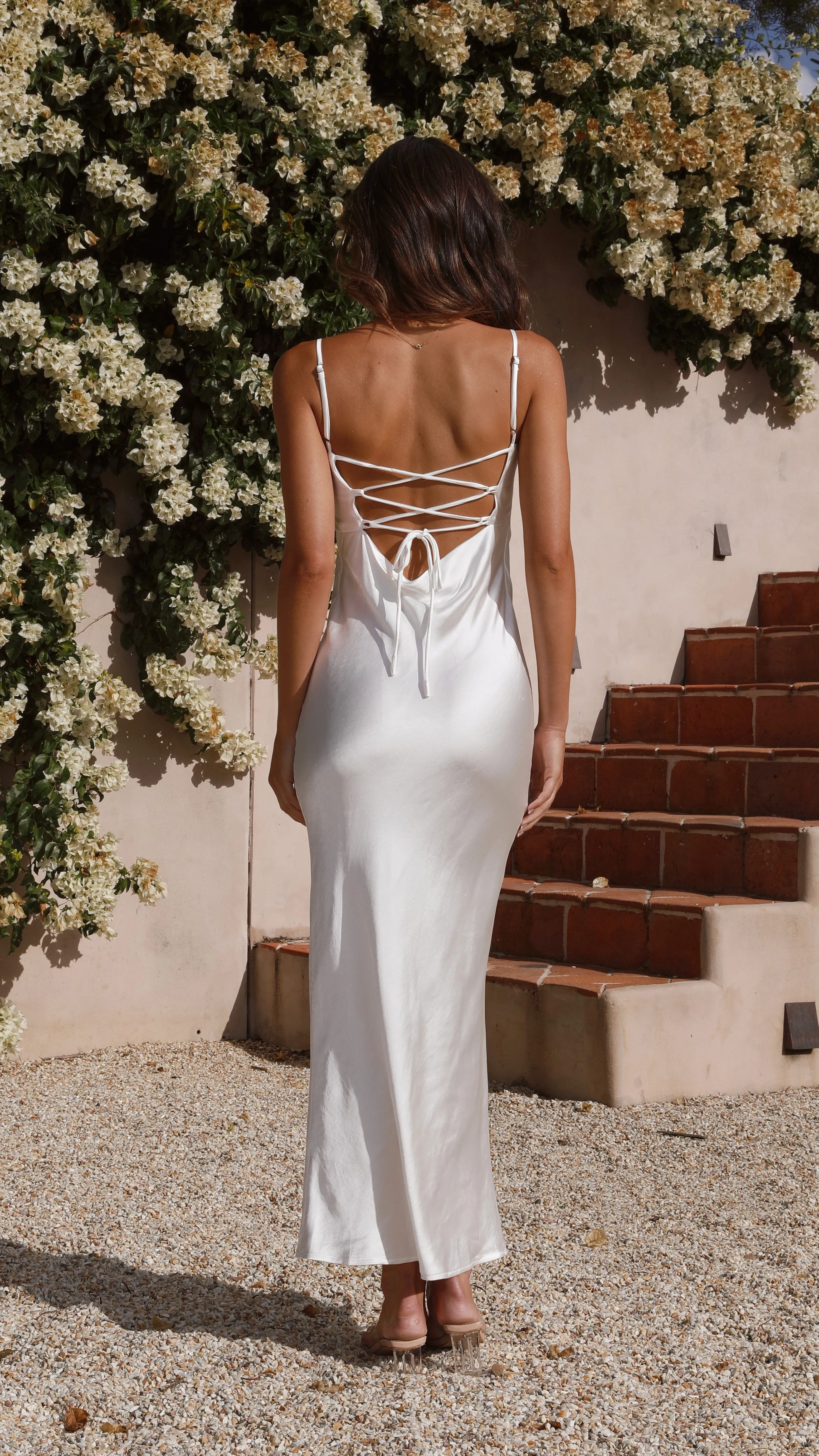 Keira Maxi Dress - Pearl