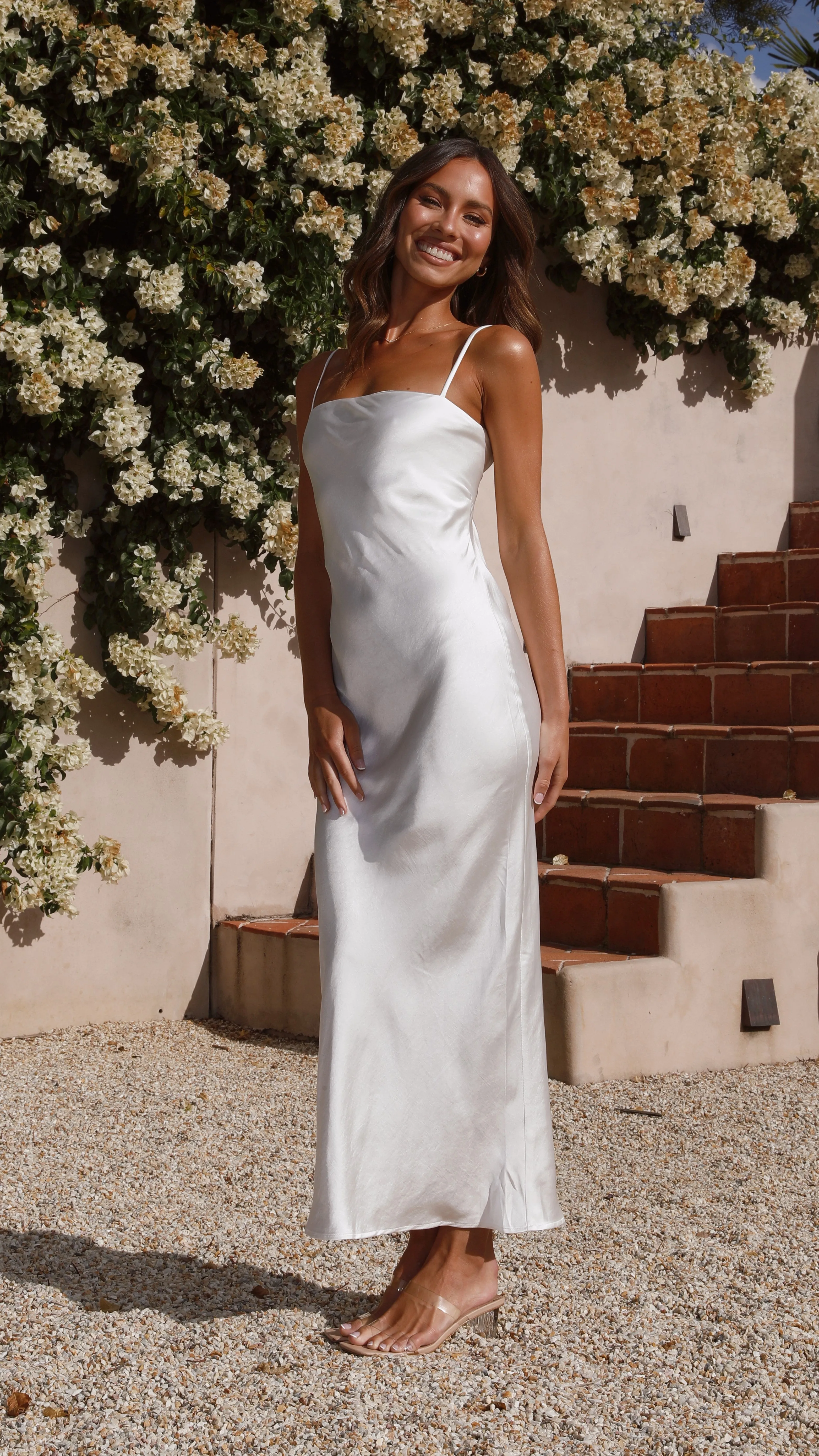 Keira Maxi Dress - Pearl