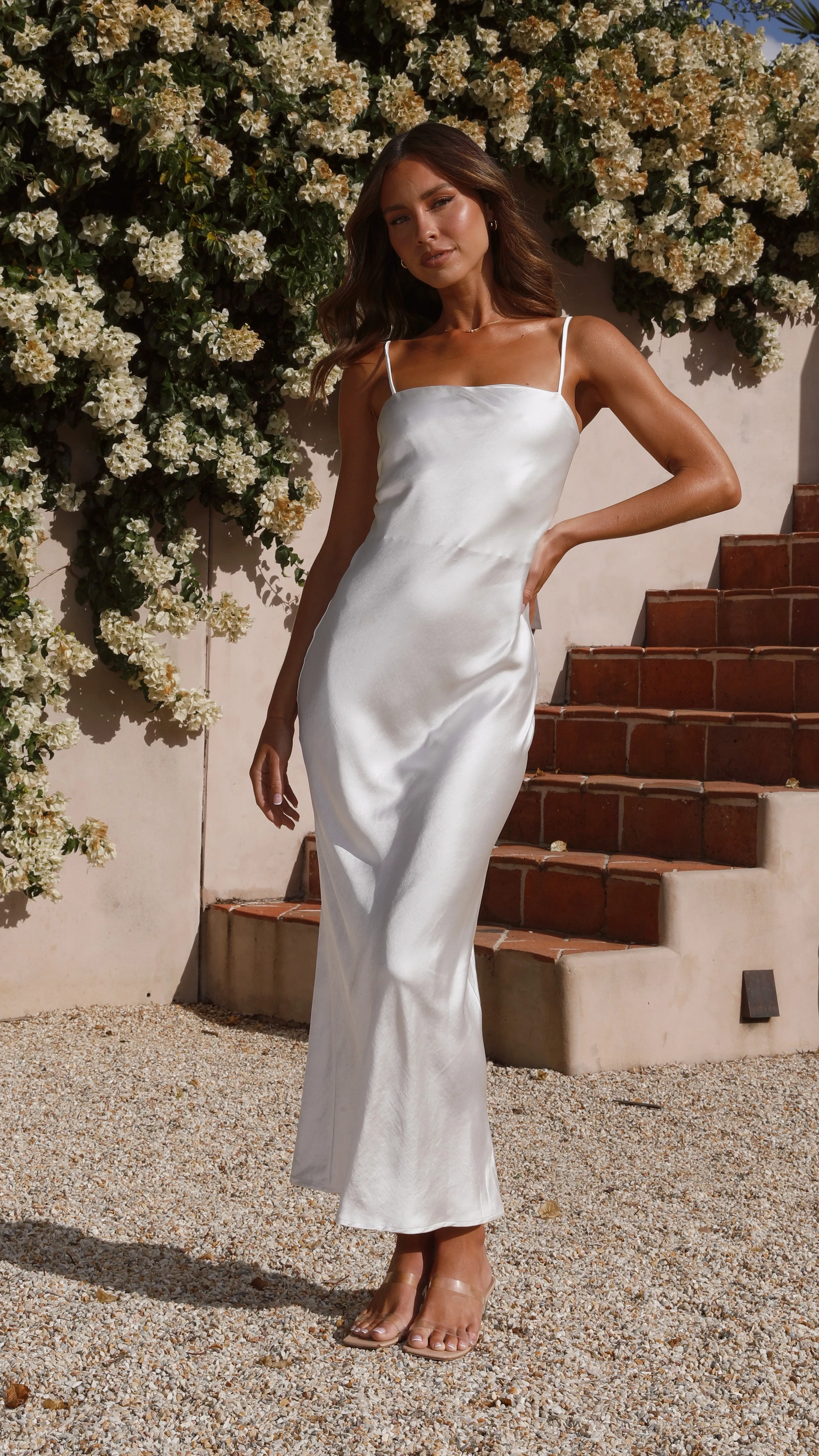 Keira Maxi Dress - Pearl