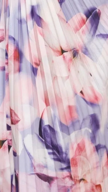 Laken Maxi Dress - Purple Print