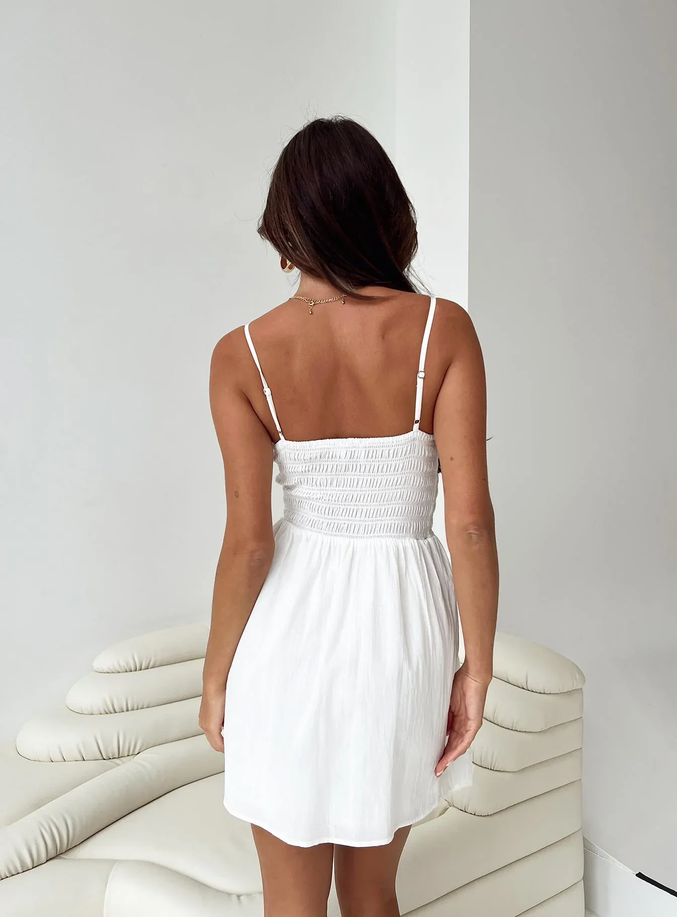 Larian Mini Dress White