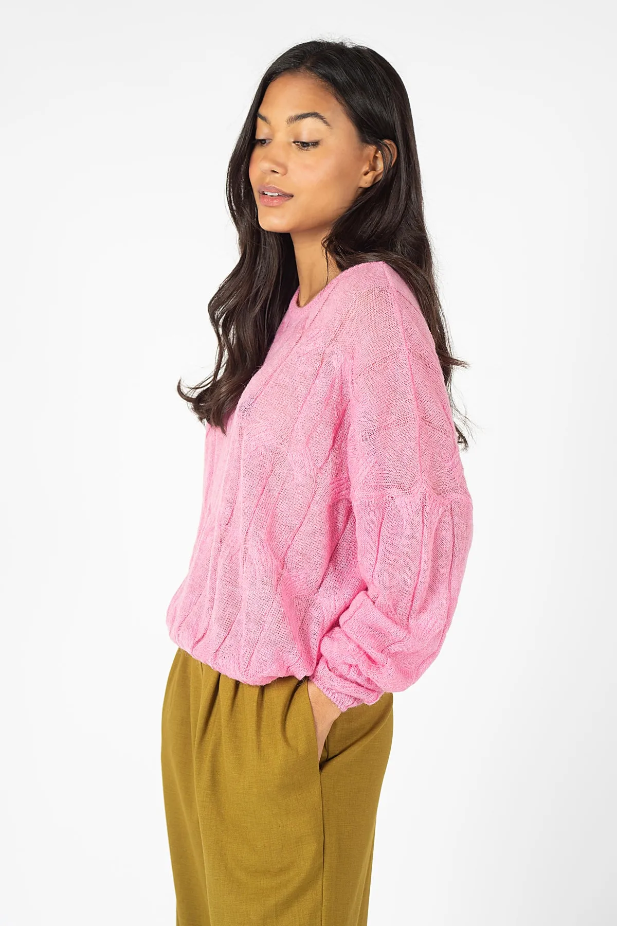 Many Careless Whispers Jumper in Pink