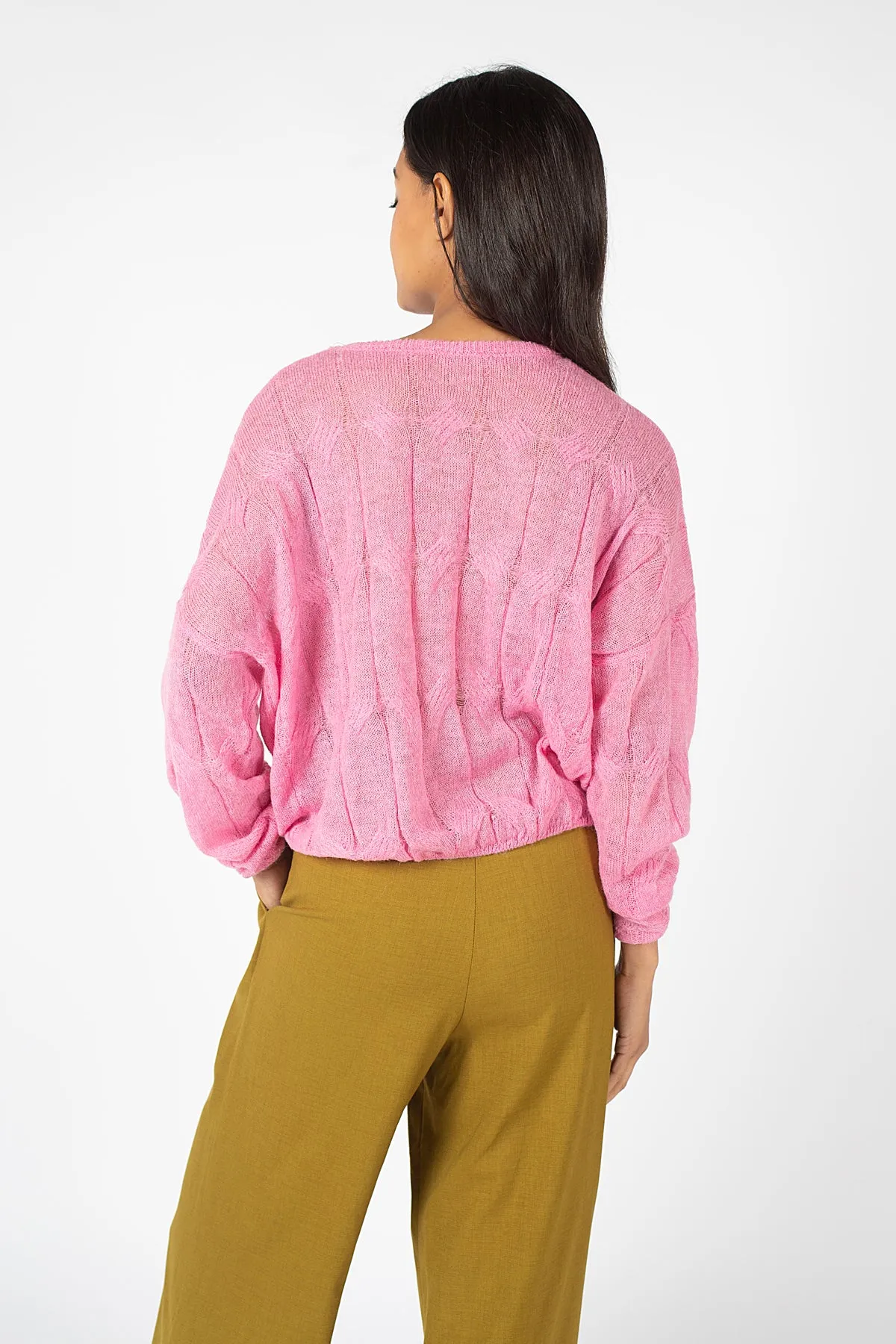 Many Careless Whispers Jumper in Pink