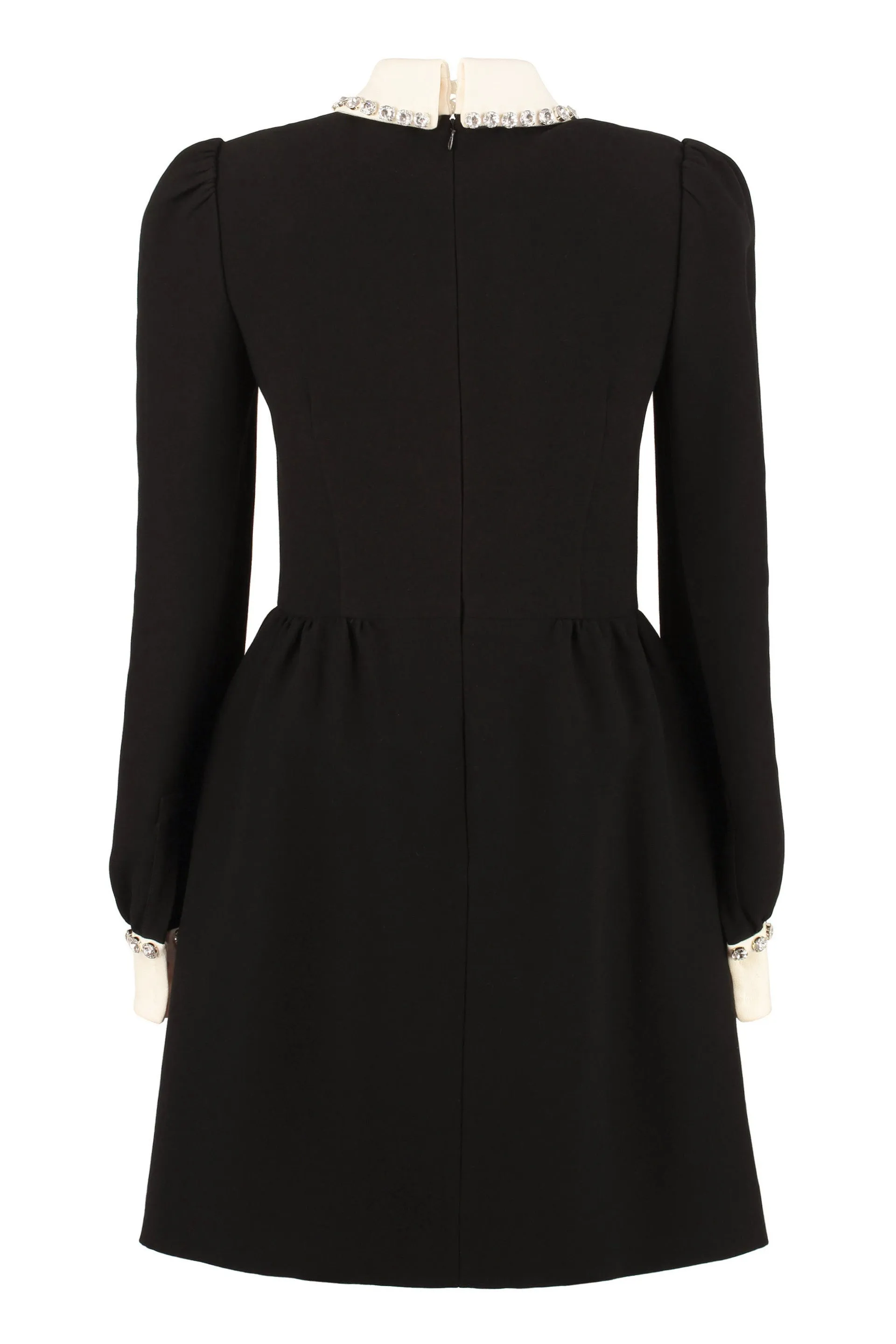 Miu Miu Embellished Long Sleeved Dress