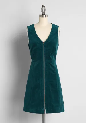 ModCloth x Princess Highway Corduroy Mini Dress