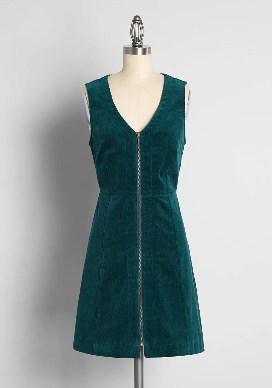 ModCloth x Princess Highway Corduroy Mini Dress