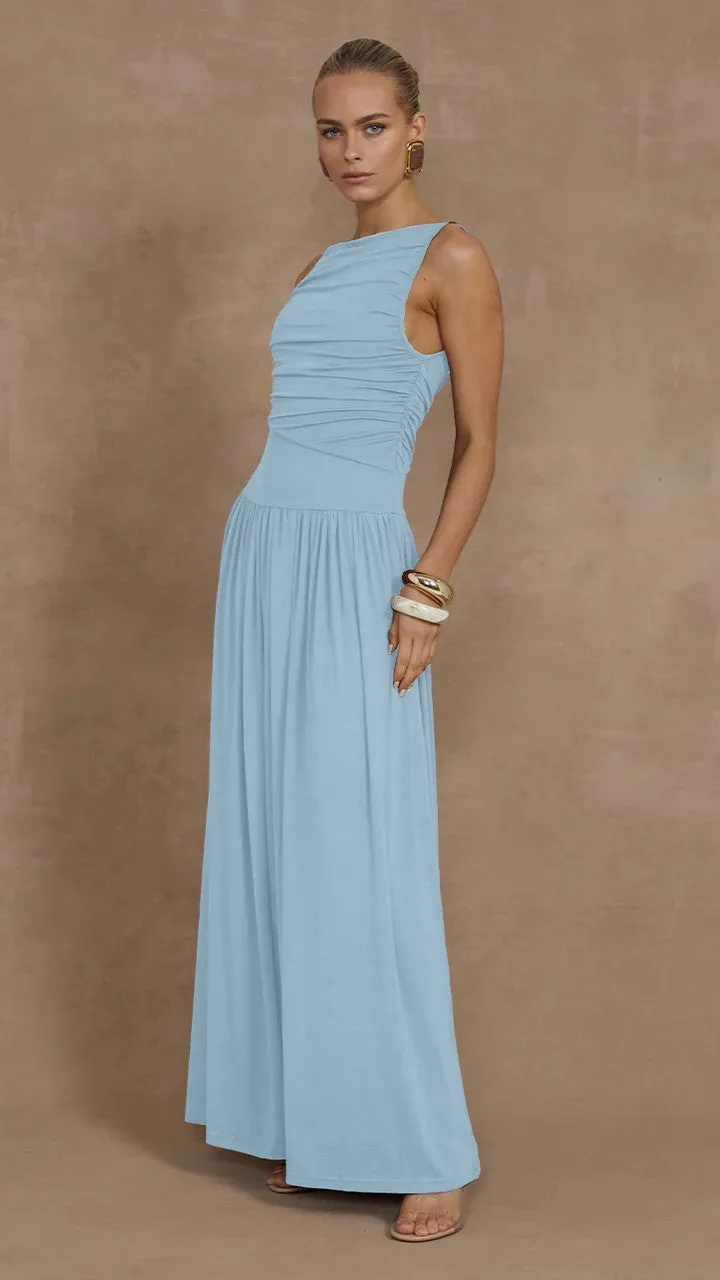 Nalla Maxi Dress - Ice Blue