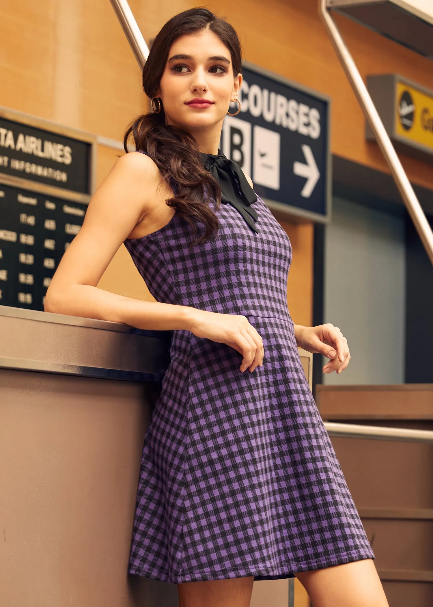 November Nostalgia Flare Dress