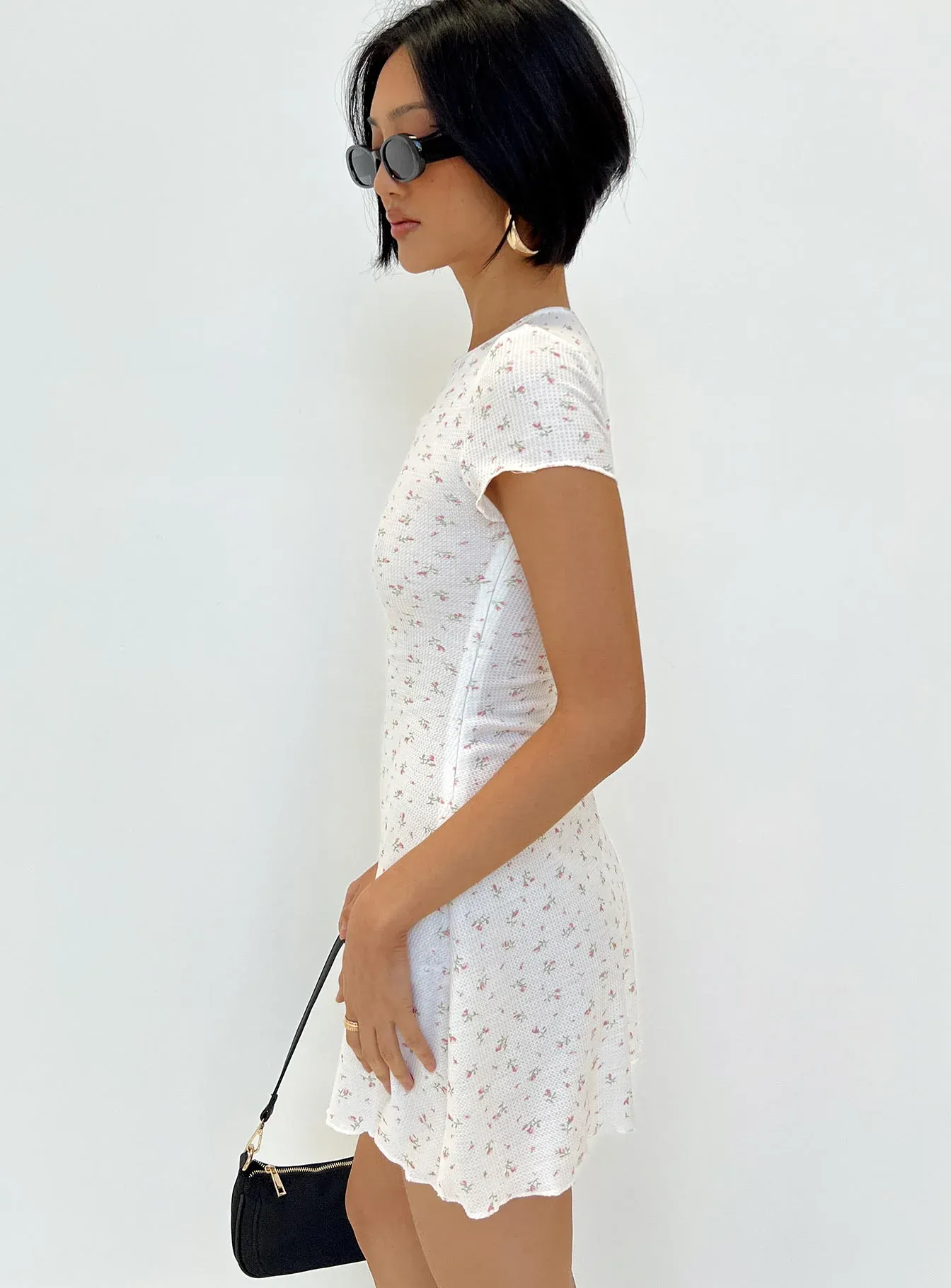 Patton Mini Dress White Floral