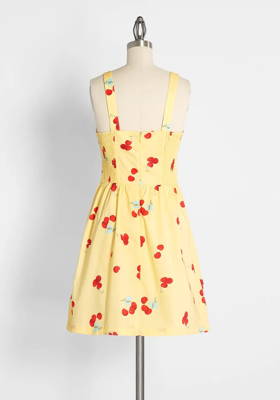 Peace of Mind in the Sunshine Fit and Flare Sundress