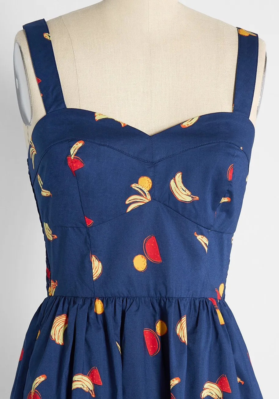 Peace of Mind in the Sunshine Fit and Flare Sundress