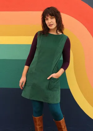 Polly Pocket Corduroy Tunic Hunter Green