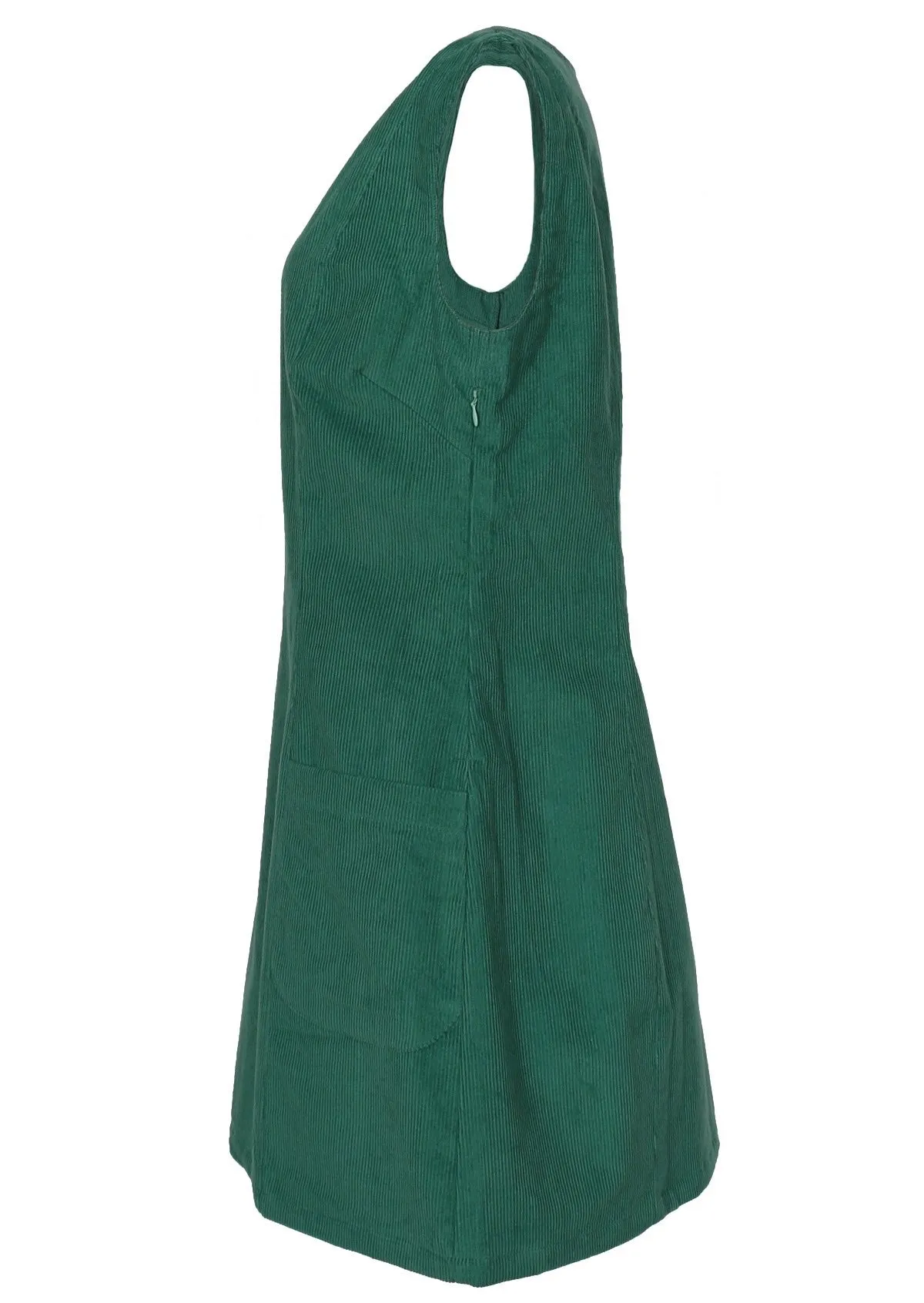 Polly Pocket Corduroy Tunic Hunter Green