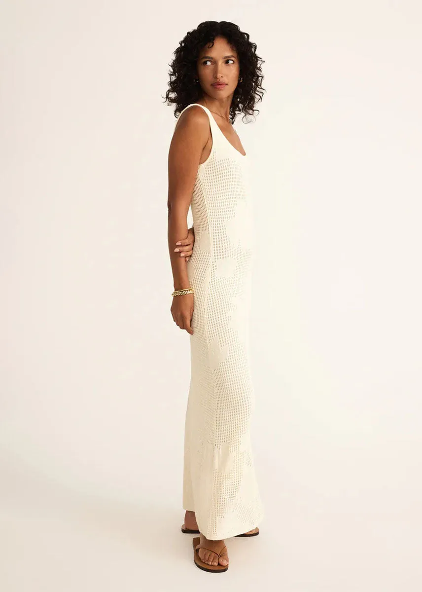 Praya Fleur Maxi Dress - Natural