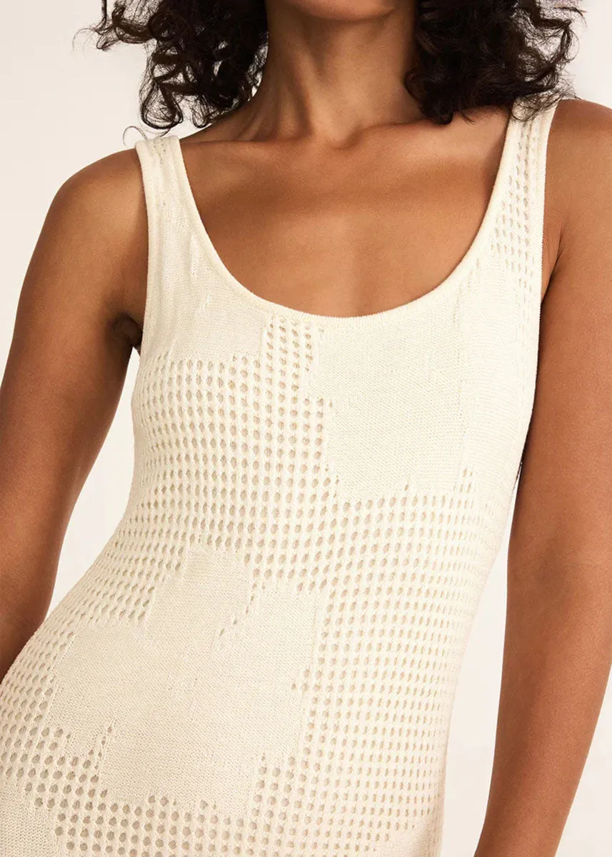 Praya Fleur Maxi Dress - Natural