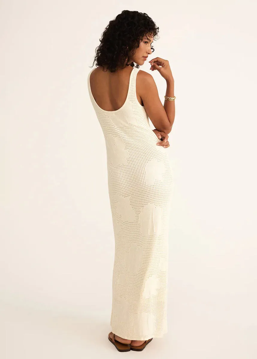 Praya Fleur Maxi Dress - Natural