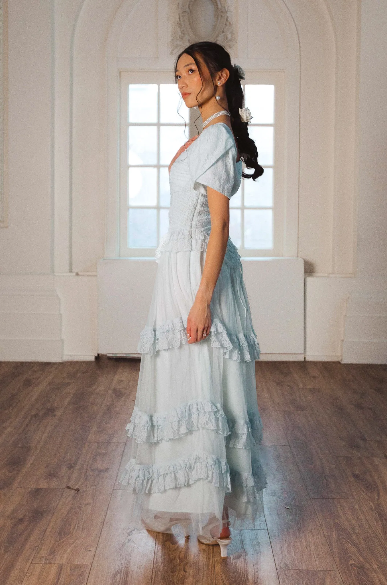 Raya Dress in Powder Blue - FINAL SALE
