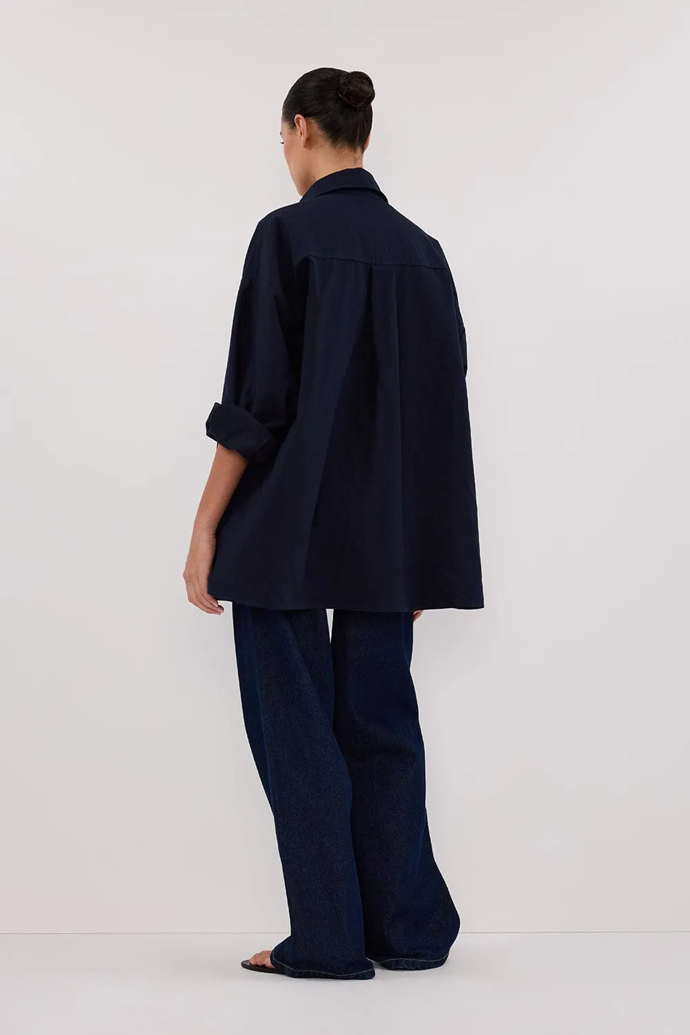 RHEA INK OVERSIZED COTTON SHIRT