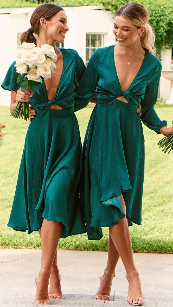 Starry Nights Dress - Emerald