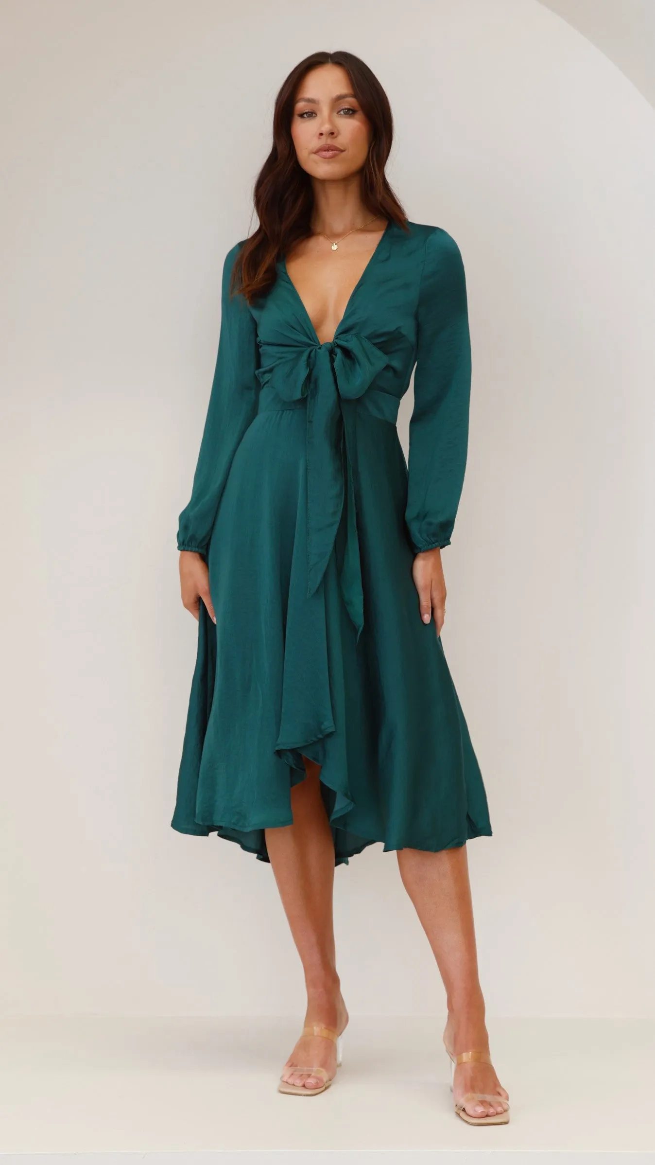 Starry Nights Dress - Emerald