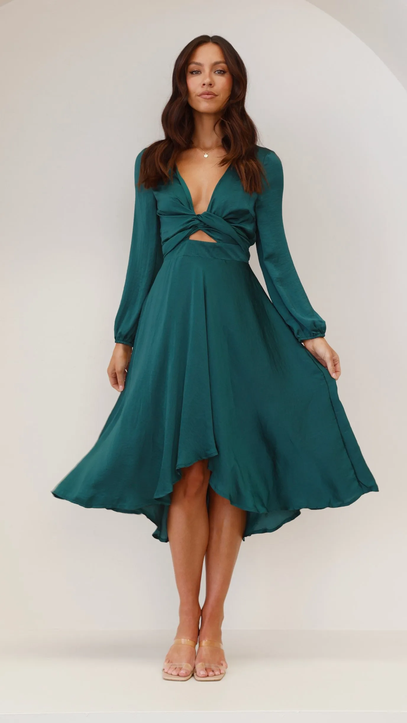 Starry Nights Dress - Emerald