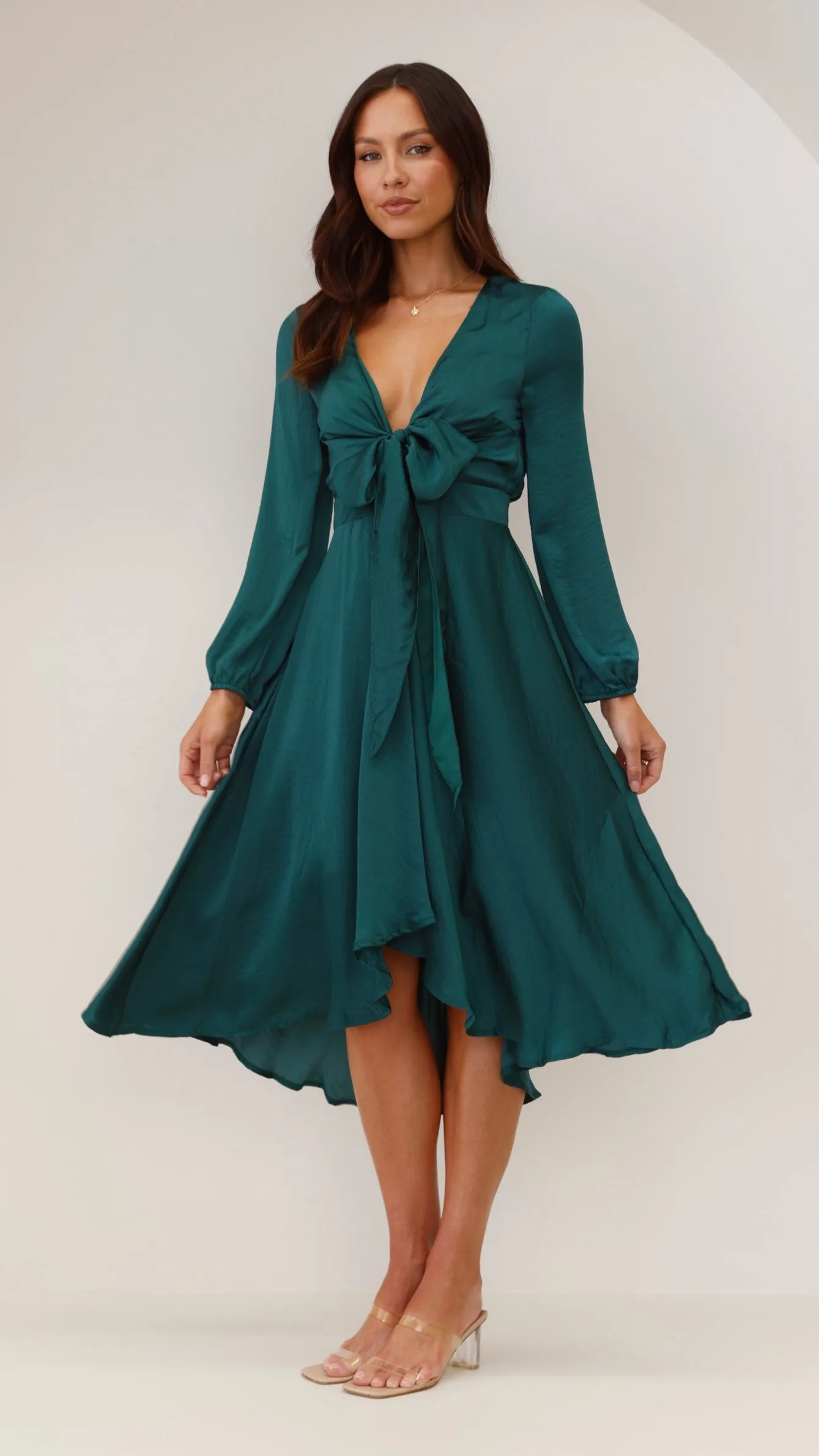 Starry Nights Dress - Emerald