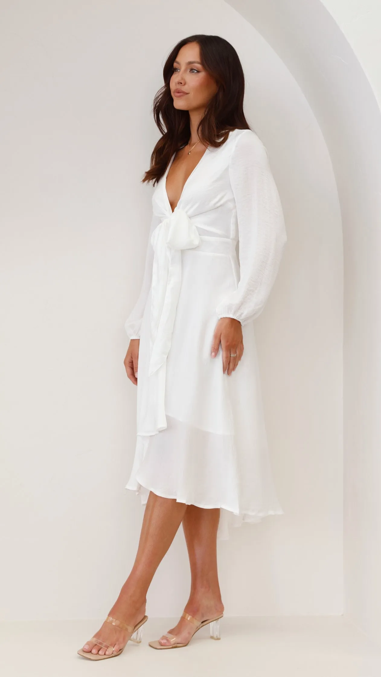 Starry Nights Dress - White
