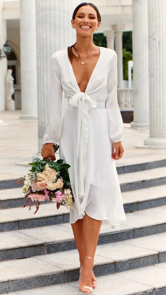 Starry Nights Dress - White