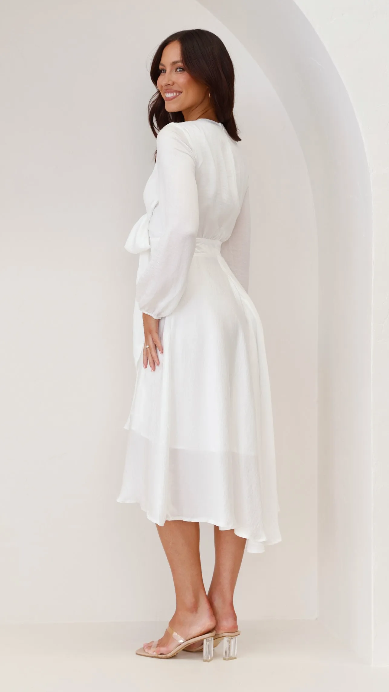 Starry Nights Dress - White
