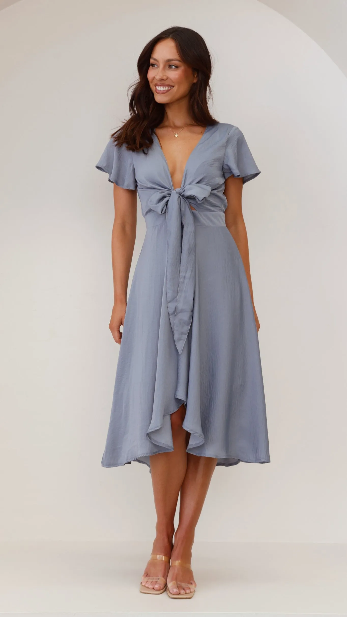 Sunny Daze Dress - Steel Blue