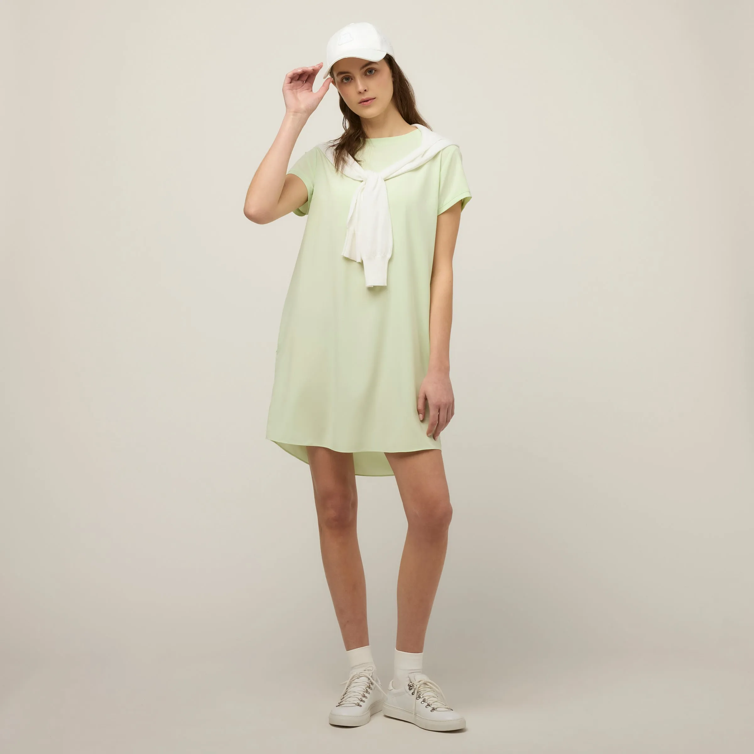 Tech Slk Tee Dress