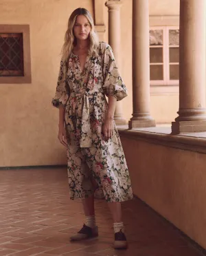 The Pampas Dress. -- Vintage Rose Print